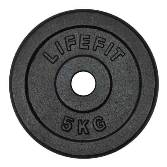 LIFEFIT Tárcsa 5kg, fém, 30 mm-es rúdhoz
