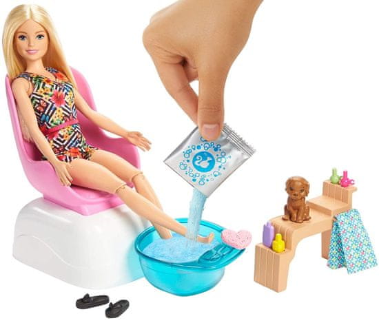 Mattel Barbie manikűr/pedikűr játékkészlet