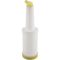 APS Műanyag adagoló- és tárolópalack, , 1 l, sárga