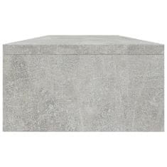 Greatstore betonszürke forgácslap monitorállvány 100 x 24 x 13 cm