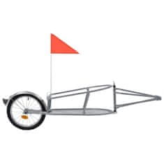 Greatstore kerékpár-utánfutó narancssárga/fekete táskával