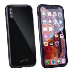 FORCELL Glass üveg tok iPhone X/Xs, fekete
