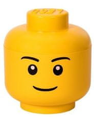 LEGO Tárolófej (L méret) - fiú