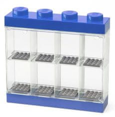 LEGO Gyűjtő szekrény 8 figura számára - kék