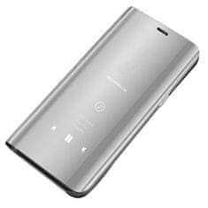 MG Clear View könyv tok Samsung Galaxy S10 Lite, ezüst