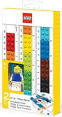 LEGO Vonalzó minifigurával, 30 cm