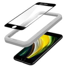 Spigen Alm Full Cover üvegfólia iPhone 7/8/SE 2020, fekete