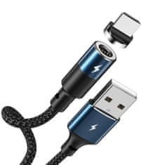 REMAX Zigie mágneses kábel USB / Micro USB 3A 1.2m, fekete