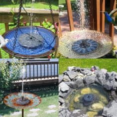Vixson Napelemes csobogó, kerti szökőkút, nagyszerű kerti dekoráció, napelemes kerti szivattyú ( 2 darab) | SOLAR FOUNTAIN