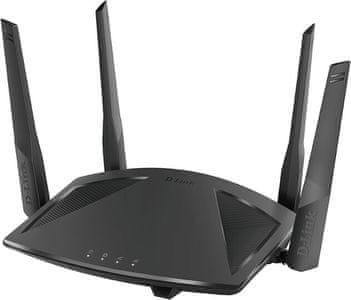 Router D-Link DIR-X1860 (DIR-X1860) Wi-Fi 2,4 GHz 5 GHz RJ45 LAN WAN Firewall MU-MIMO Google Assistant Amazon Alexa