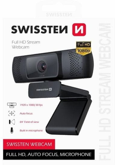 SWISSTEN webkamera FHD 1080P (55000001)
