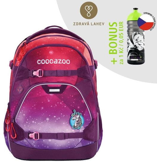 CoocaZoo Iskolatáska ScaleRale, OceanEmotion Galaxy Pink, AGR tanúsítvány