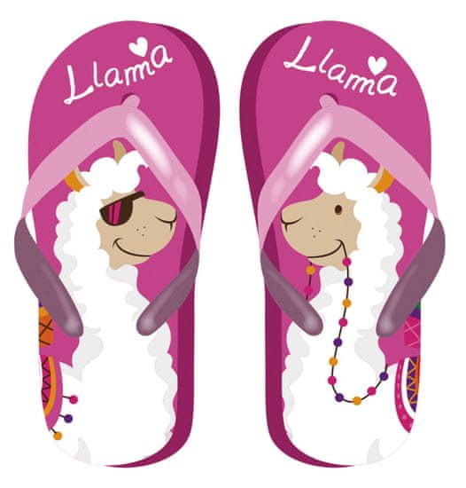 Disney Llama ZK50704_fuchsia lány flip-flop papucs