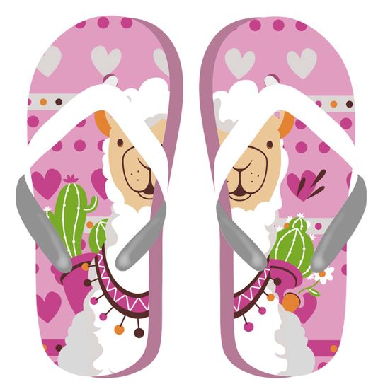 Disney Llama ZK50704_pink lány flip-flop papucs