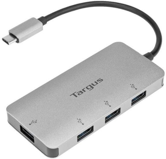 Targus USB-C to 4-Port USB-A Hub portbővítő 4× SuperSpeed USB 3.0 Desktop ACH226EU