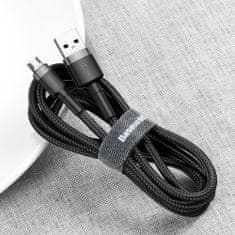 BASEUS Cafule kábel USB / Micro USB 2A 3m, fekete/szürke
