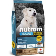 Nutram Sound Senior Dog eledel, 11,4 kg