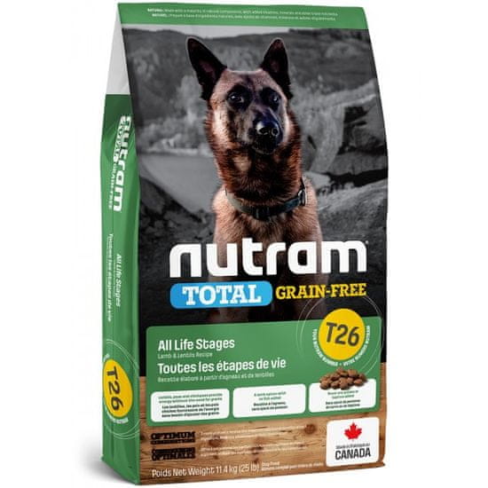 Nutram Total Grain Free Lamb, Legumes Dog, 2 kg
