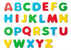 Woody ABC tábla betűkkel, papírtekercscsel és csészékkel