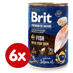 Brit Premium by Nature Fish with Fish Skin 6x400 g