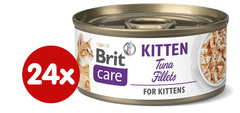 Brit Care Cat Kitten Tuna Fillets 24x70 g