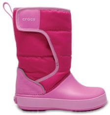 Crocs lány hótaposó Kids' LodgePoint Snow Boot 204660-6LR, 32-33, rózsaszín