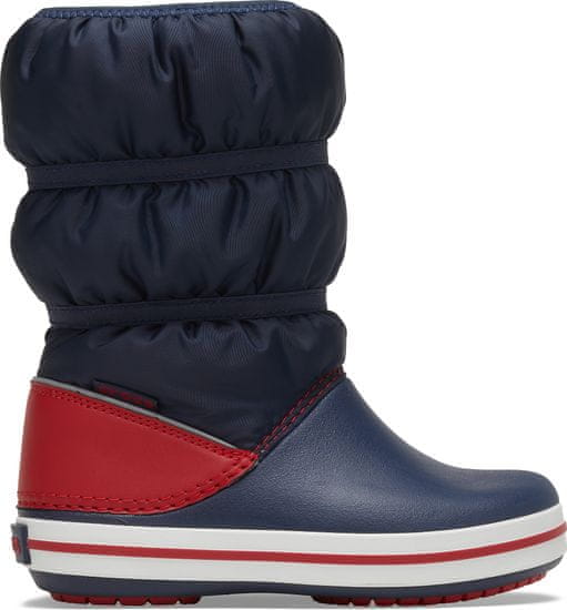 Crocs fiú hótaposó Crocband Winter Boot K Navy/Red 206550-485