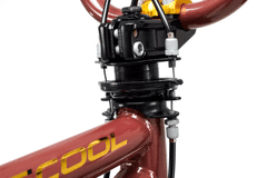 S'COOL Gyermek kerékpár XtriX 20 barna/arany (120 cm-től)
