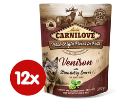 Carnilove Venison with Strawberry Leaves 12x300 g
