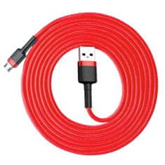 BASEUS Cafule kábel USB / Micro USB QC 3.0 1.5A 2m, piros
