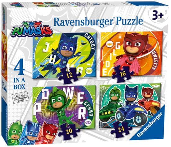 Ravensburger Puzzle 050581 Pizsihősök 4 az 1-ben