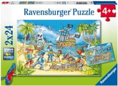 Ravensburger Puzzle 050895 Kalózok 2x24 darab