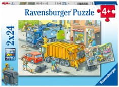 Ravensburger Puzzle 050963 Hulladék likvidálás 2x24 darab