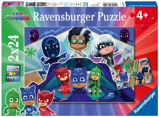 Ravensburger Puzzle 078240 Pizsihősök 2x24 darab