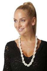 JwL Luxury Pearls Hosszú nyaklánc fehér igazgyöngyökből JL0076