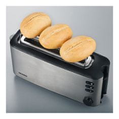 SEVERIN Automatikus hosszú résidős kenyérpirító, kb. 1000 W, integrált zsemle, Automatikus hosszú résidős kenyérpirító, kb. 1000 W, integrált zsemle