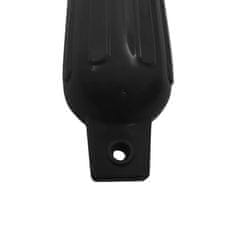 shumee 4 darab fekete PVC hajóütköző 41 x 11,5 cm
