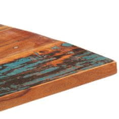 Greatstore négyszögű tömör újrahasznosított fa asztallap 60x140cm 25-27 mm