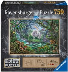Ravensburger Puzzle 150304 Exit: Egyszarvú 759 darabos