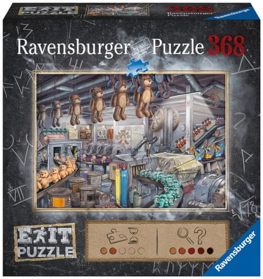 Ravensburger Puzzle 164844 Exit: Játékgyárban 368 darabos