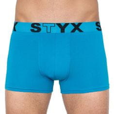 Styx 3PACK Kék férfi boxeralsó sport gumi (G9676869) - méret XL