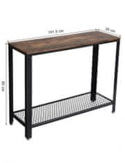 Artenat Összecsukható asztal Stella I., 101,5 cm, barna / fekete