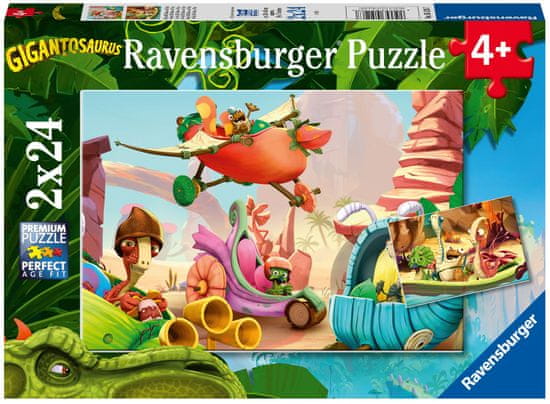 Ravensburger Puzzle 051267 Gigantoszaurusz 2x24 darab