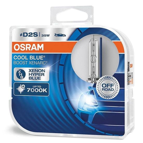 Osram xenon lámpa D2S 35W XENARC hűvös kék BOOST BOX