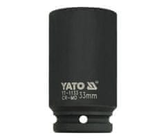 YATO  3/4" ütős adapter hatszögletű mély 33 mm CrMo