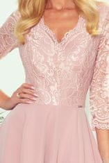 Numoco Női estélyi ruha Amber piszkos rózsaszín XL