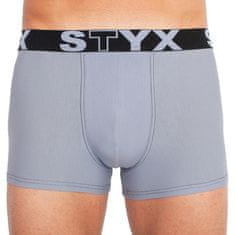 Styx Világos szürke férfi boxeralsó sport gumi (G1067) - méret XL