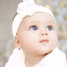 Cutie Jewellery Gyönyörű gyermek fülbevaló C2745-10-X-1 (Szín rózsaszín)
