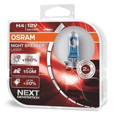 Osram H4 Night Breaker lézer +150% BOX 2 db