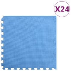 shumee 24 db kék EVA habszivacs padlószőnyeg 8,64 ㎡